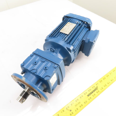 SEW-EURODRIVE RF37 DRN90L4 2HP AC Gearmotor 230/460V 3Ph 265RPM 6.67:1 Ratio