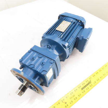 SEW-EURODRIVE RF37 DRN90L4 2HP AC Gearmotor 230/460V 3Ph 265RPM 6.67:1 Ratio