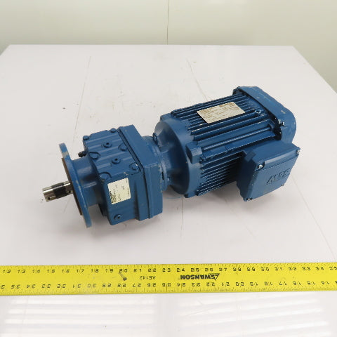 SEW-EURODRIVE RF37 DRN90L4 2HP AC Gearmotor 230/460V 3Ph 265RPM 6.67:1 Ratio