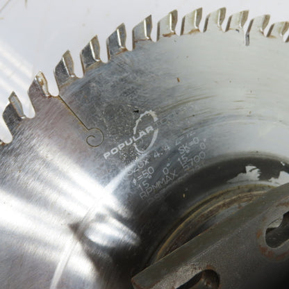 Popular Tools N/A 520mm 72T Carbide Saw Blade w/Arbor Pulley Assembly 50mm Bore