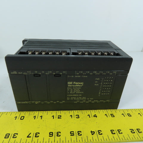 GE Fanuc IC200UDR005-BD 28-Point VersaMax Micro PLC Controller 100-240VAC
