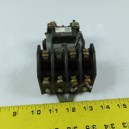 Square D 9998L44SFB 8903LO40 20A 4-Pole Lighting Contactor 120V Coil
