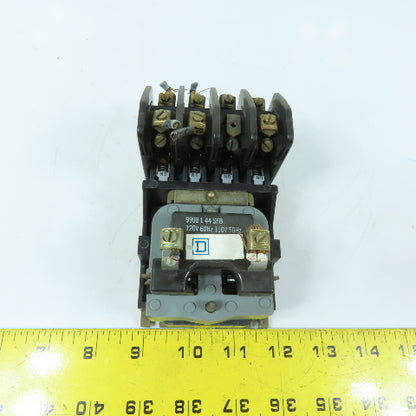 Square D 9998L44SFB 8903LO40 20A 4-Pole Lighting Contactor 120V Coil