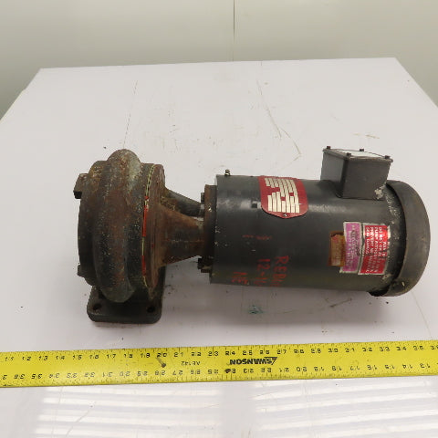 Gusher 2-C-L.H-DISCH 2HP Coolant Pump 230/460V 3Ph Tested 2292-J Impeller