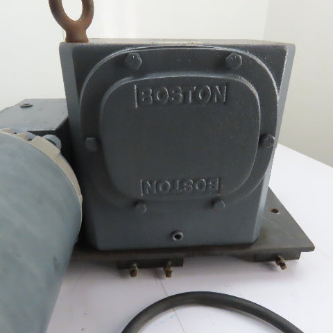 Boston Gear FWA738-200-B5-G 200:1 Ratio Gear Reducer 1HP Motor 230/460V 3Ph
