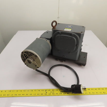 Boston Gear FWA738-200-B5-G 200:1 Ratio Gear Reducer 1HP Motor 230/460V 3Ph