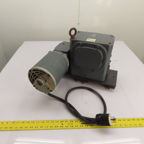 Boston Gear FWA738-200-B5-G 200:1 Ratio Gear Reducer 1HP Motor 230/460V 3Ph