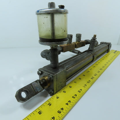 Lynair AD-B12 1-1/2" Bore 6" Stroke Air Hydraulic Airdraulic Cylinder