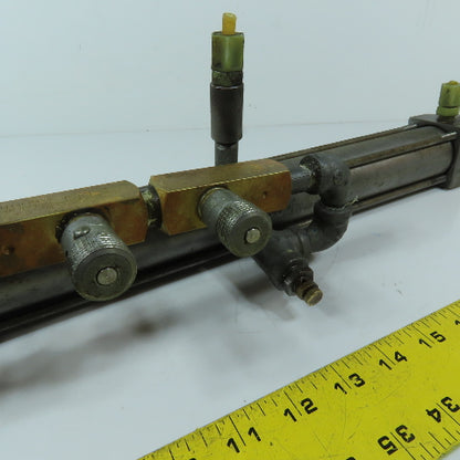 Lynair AD-B12 1-1/2" Bore 6" Stroke Air Hydraulic Airdraulic Cylinder