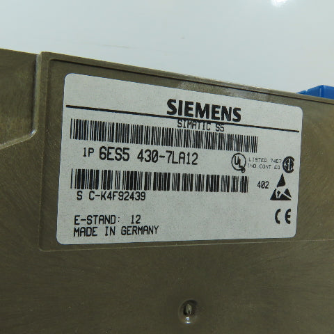 Siemens 6ES5 430-7LA12 Simatic S5 Digital Input Module