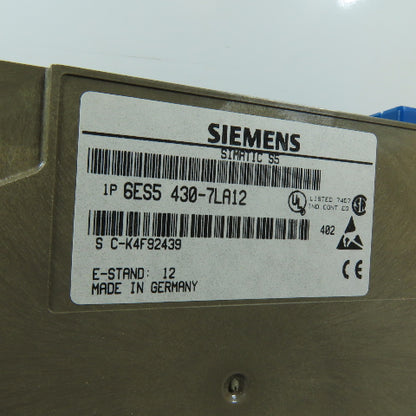 Siemens 6ES5 430-7LA12 Simatic S5 Digital Input Module