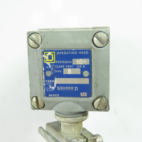 Square D 9007C62J Class 9007 Ser A Limit Switch w/ Type B 10° Operating Head