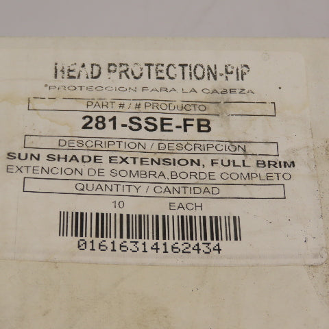 PIP 281-SSE-FB Sun Shade Extension Full Brim Lot of 10