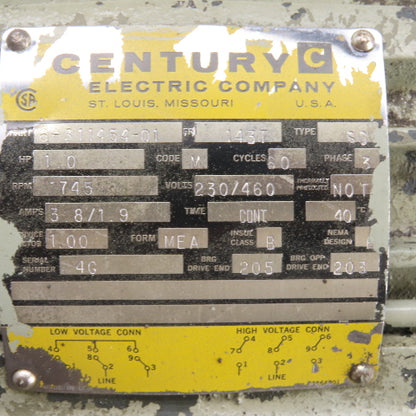 Continental Hydraulics 152803-F 181 8Gal Hydraulic Power Unit 230/460V 3Ph 6GPM