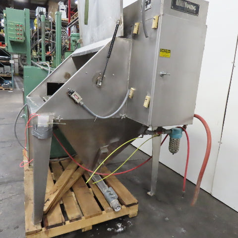 Young Industries 42-8 Ventilated Bag Dump Station 24" x 32" W/ Compactor 3Ph