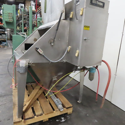 Young Industries 42-8 Ventilated Bag Dump Station 24" x 32" W/ Compactor 3Ph