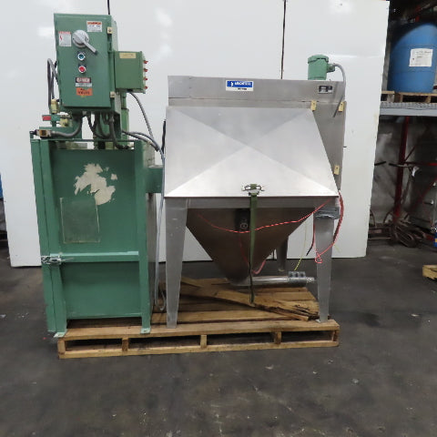 Young Industries 42-8 Ventilated Bag Dump Station 24" x 32" W/ Compactor 3Ph