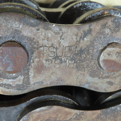 Tsubaki 180-2 RS180-2 Double Strand Roller Chain 15' Long 80 Pit Incl C/L