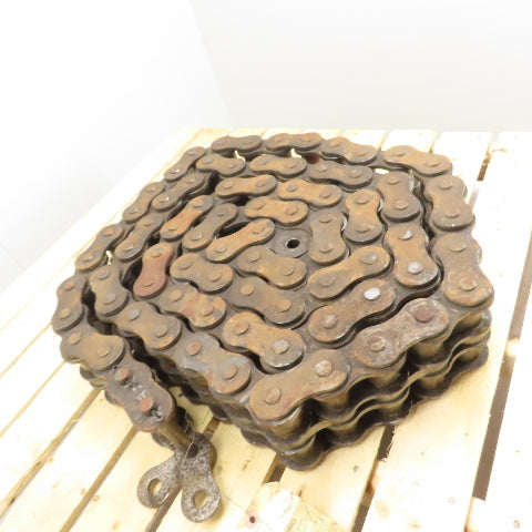 Tsubaki 180-2 RS180-2 Double Strand Roller Chain 15' Long 80 Pit Incl C/L