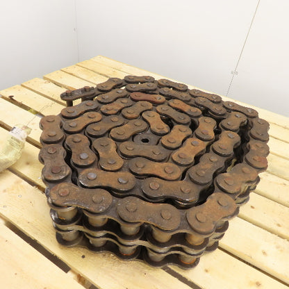 Tsubaki 180-2 RS180-2 Double Strand Roller Chain 15' Long 80 Pit Incl C/L