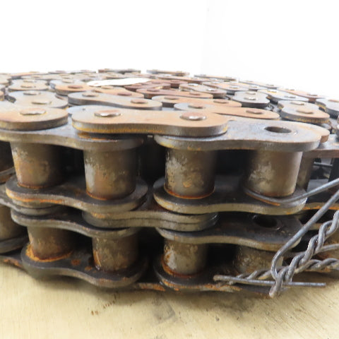 Renold 180 Double Strand Riveted Roller Chain 180-2 2-1/4" Pitch 15' L