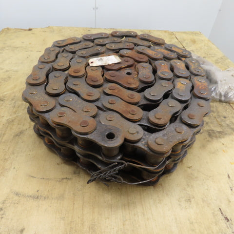 Renold 180 Double Strand Riveted Roller Chain 180-2 2-1/4" Pitch 15' L