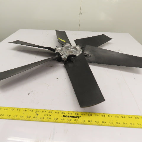 Multi-Wing 5ZR 6-Blade 36" OD Cooling Fan Impeller 1-7/8" Bore