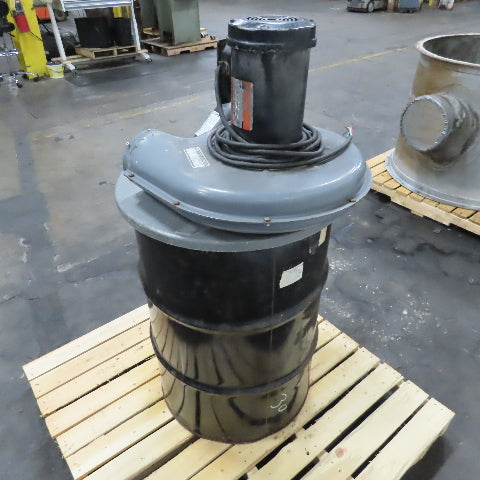 Cincinnati 200S 3Z002B 55 Gallon Drum Dust Collector 2Hp 208-220/440V Tested