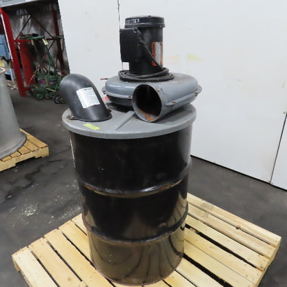 Cincinnati 200S 3Z002B 55 Gallon Drum Dust Collector 2Hp 208-220/440V Tested