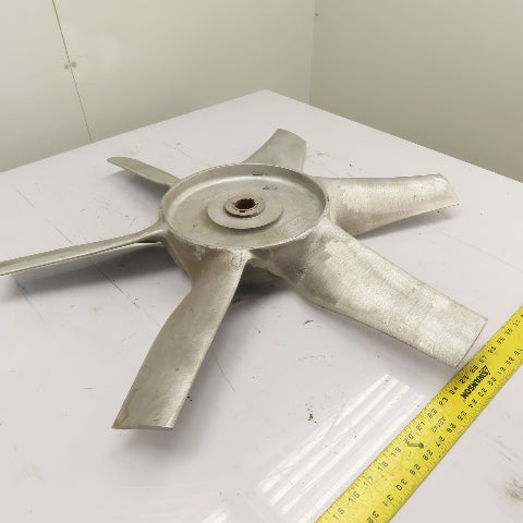 HF-42-6-25 6-Blade Cast Aluminum Fan Impeller 34" OD 1-7/16" Bore