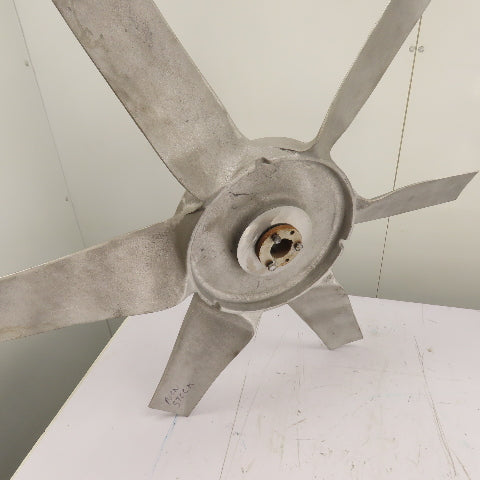 HF-42-6-25 6-Blade Cast Aluminum Fan Impeller 34" OD 1-7/16" Bore