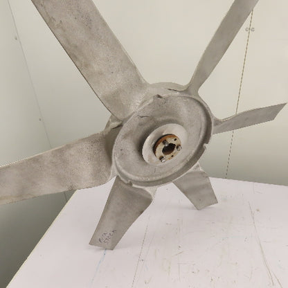 HF-42-6-25 6-Blade Cast Aluminum Fan Impeller 34" OD 1-7/16" Bore