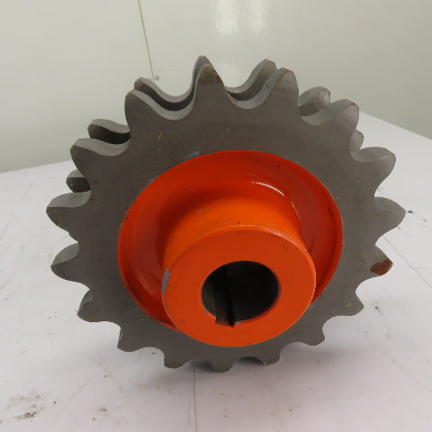 Select BWR8C1 Double Strand Roller Chain Sprocket 50mm Bore 17 Teeth 10-1/2"OD