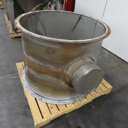N/A 42" x 39" Flange Mount Welded 16Ga. Galvanized Branch Wye 12"