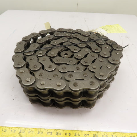 Tsubaki 6008742 140-2 Riveted Double Strand Roller Chain 70 Pitches 10ft - 2.5in