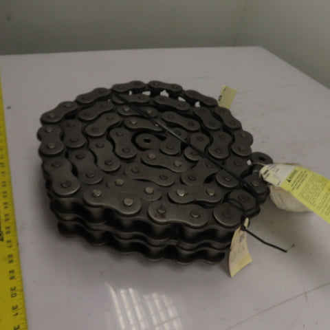 Tsubaki 6008742 140-2 Riveted Double Strand Roller Chain 70 Pitches 10ft - 2.5in