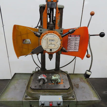 Burgmaster 6 Spindle Gang Drill Press 1/.5Hp 2 Speed 9" Throat 208-230/460V 3Ph