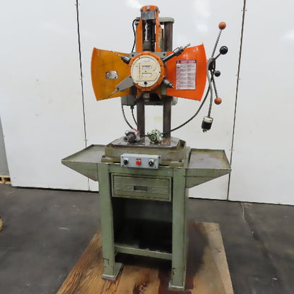 Burgmaster 6 Spindle Gang Drill Press 1/.5Hp 2 Speed 9" Throat 208-230/460V 3Ph