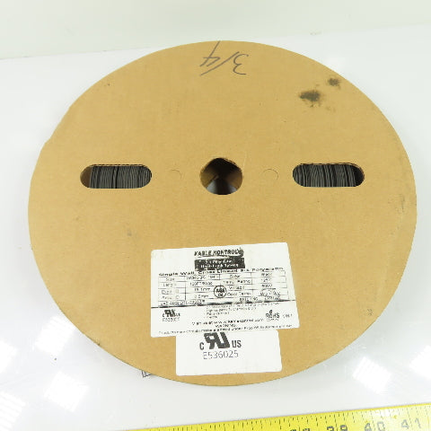 Kable Control HS365-BK Single Wall 2:1 Polyolefin Heat Shrink Tubing Roll 2+lbs