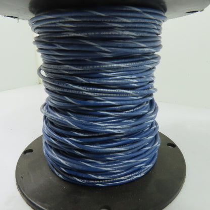OmniCable M514ST-05 14AWG THHN/THWN-2 Stranded Copper Wire Blue/White 600V 250'