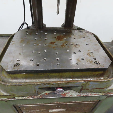 Burgmaster 6 Spindle Gang Drill Press 1/.5Hp 2 Speed 9" Throat 208-230/460V 3Ph