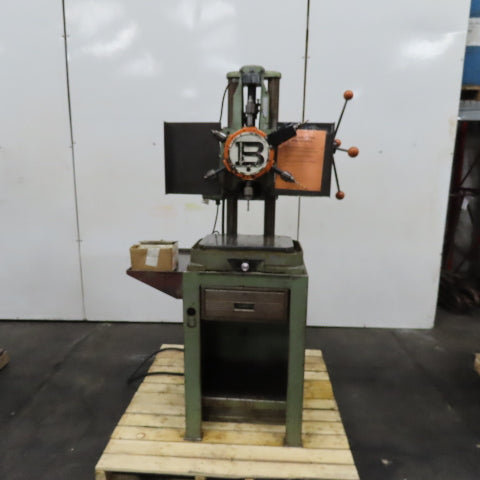 Burgmaster 6 Spindle Gang Drill Press 1/.5Hp 2 Speed 9" Throat 208-230/460V 3Ph