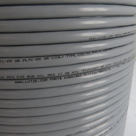 Lutze A3081803 18AWG 3-Conductor Flexible Control Cable 600V 330'