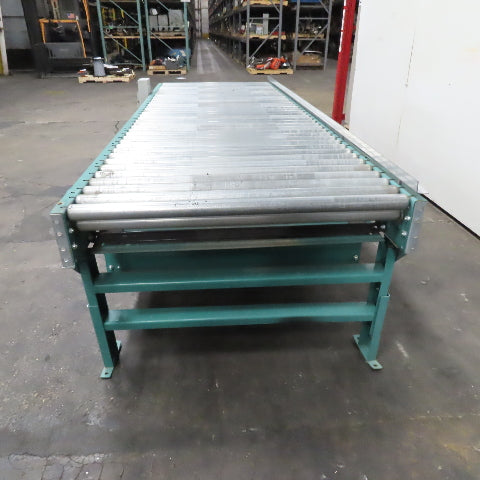 ACS 40" x 10' Long Friction Roller Conveyor 480V 3Ph 32FPM NEEDS BELT