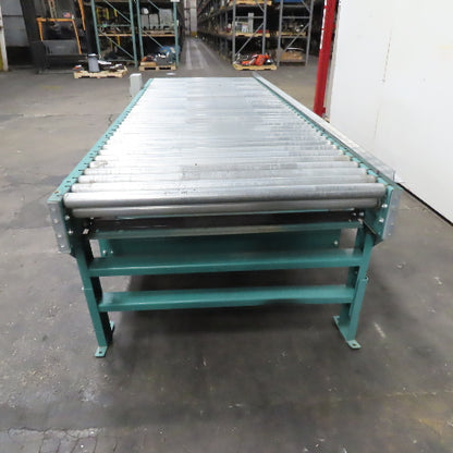 ACS 40" x 10' Long Friction Roller Conveyor 480V 3Ph 32FPM NEEDS BELT