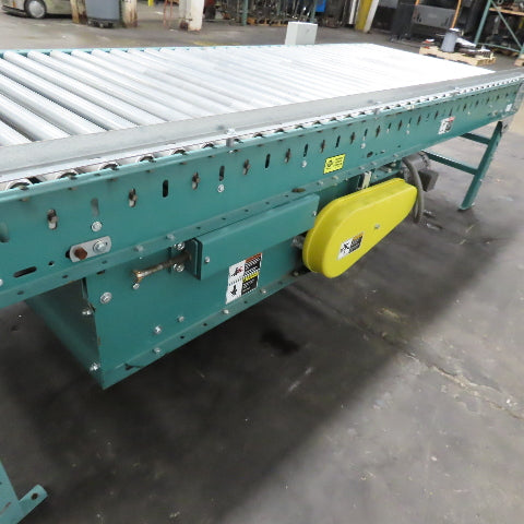 ACS 40" x 10' Long Friction Roller Conveyor 480V 3Ph 32FPM NEEDS BELT