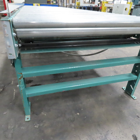 ACS 40" x 10' Long Friction Roller Conveyor 480V 3Ph 32FPM NEEDS BELT