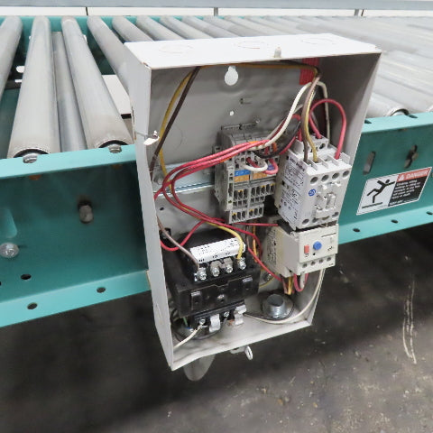 ACS 40" x 10' Long Friction Roller Conveyor 480V 3Ph 32FPM NEEDS BELT