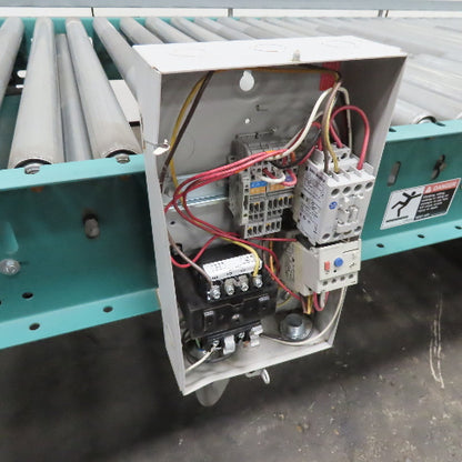 ACS 40" x 10' Long Friction Roller Conveyor 480V 3Ph 32FPM NEEDS BELT