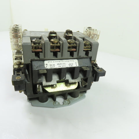 Furnas 14DS32A 600VAC 27A Motor Starter w/48ASD3M20 Overload Relay 120V Coil